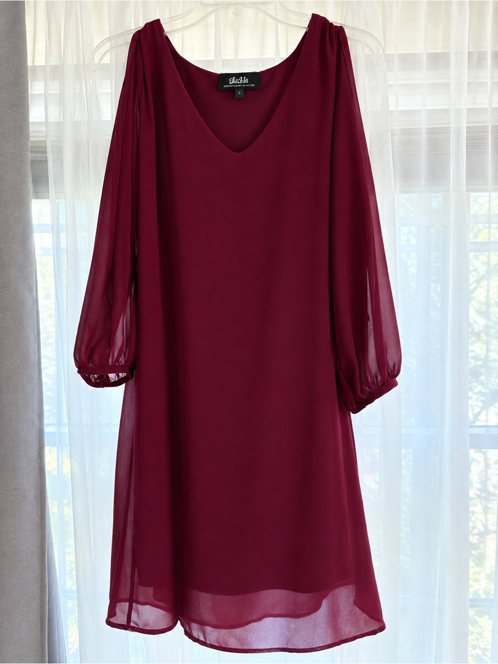Lulu's Cranberry Red Shifting Dears Dress